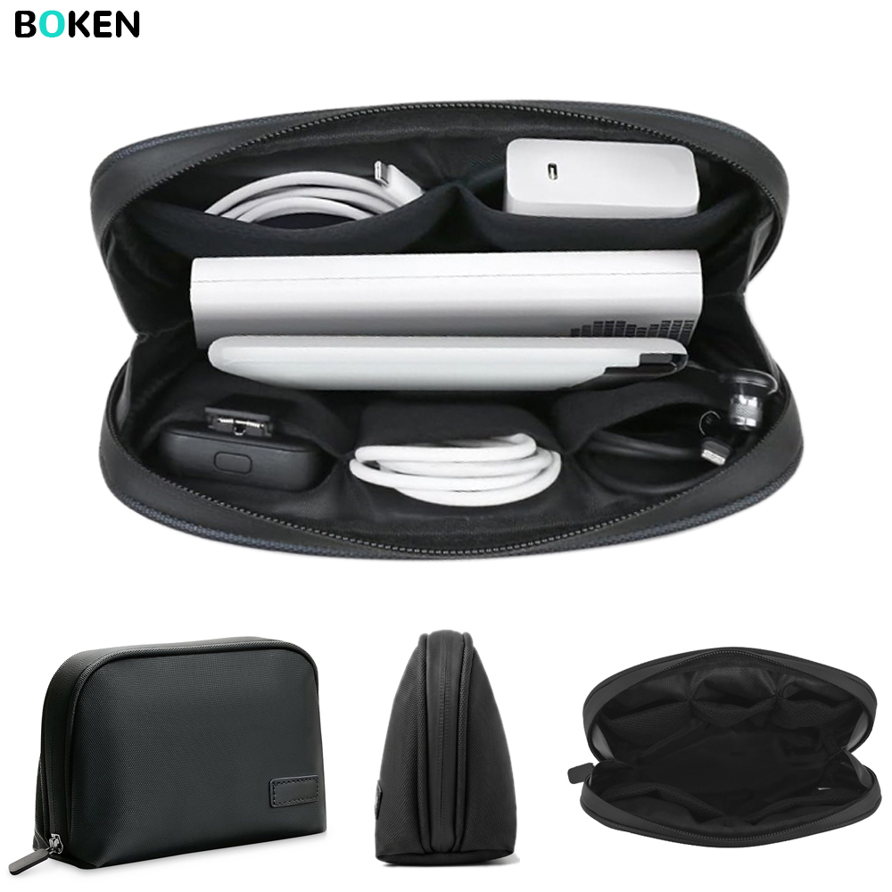 Office Tech Bag - Lightweight Water Resistant Tech Pouch,Portable Electronic