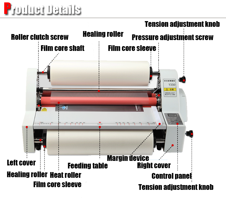 WD-V350S Desktop A3 A4 Size Po - Laminator A3 Hot ulasan dan harga