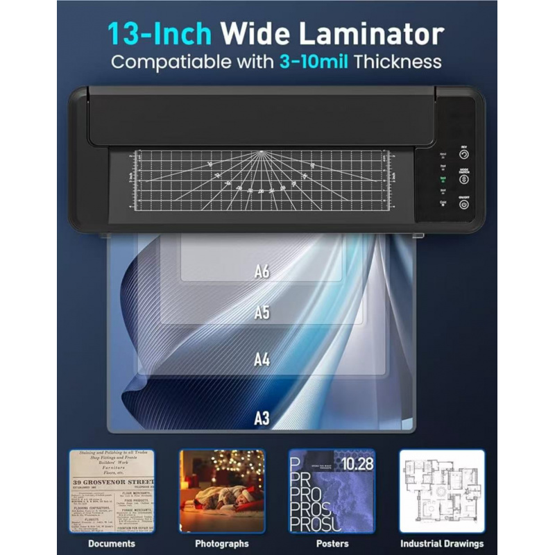 sl6316Fully Automatica3Multifu - Laminator A3 Hot ulasan dan harga