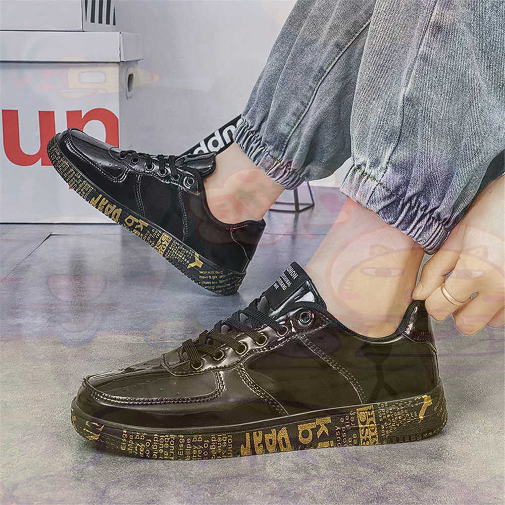 Round Foot Size 45 Sneakers Wh - Tech Office Wear Men ulasan dan harga