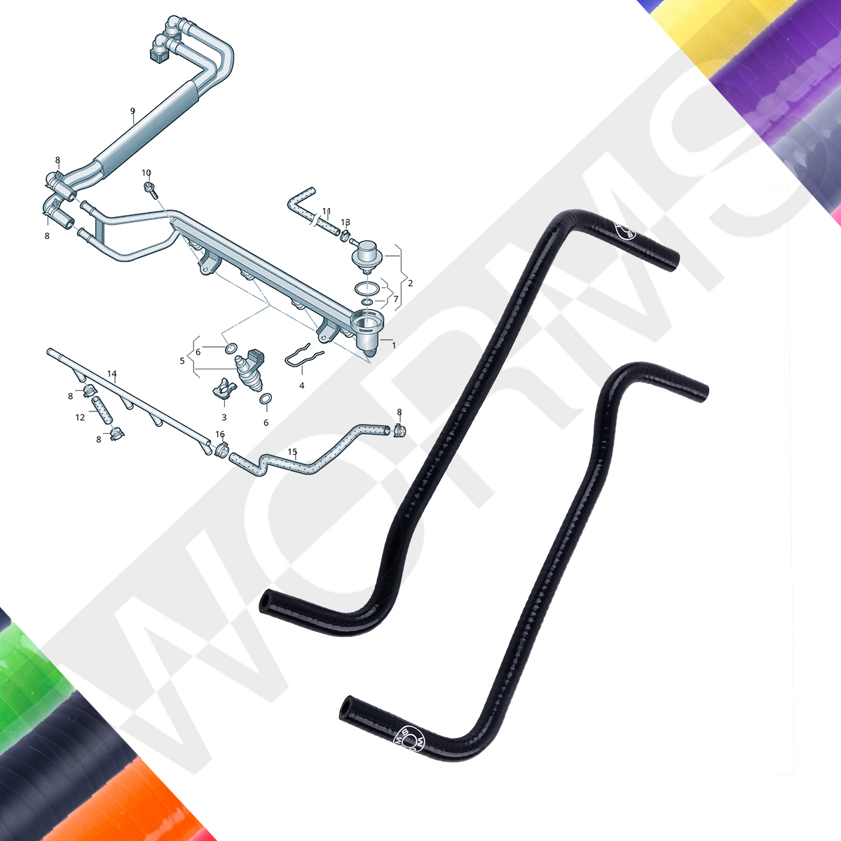 Silicone Fuel Line Hose Tube K - Laminator A3 Hot ulasan dan harga